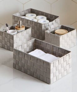 Strap 4-Piece Storage Basket Set