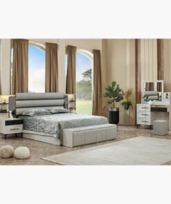 Zurich 5-Piece Smart LED Hydraulic King Bedroom Se...