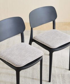 Melange 2-Piece Memory Foam Chair Pad Set - 40x40 ...
