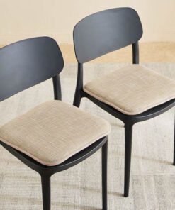 Melange 2-Piece Memory Foam Chair Pad Set - 40x40 ...