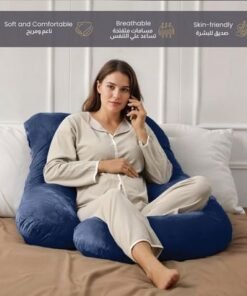 Ultima Velvet 240 GSM G-shape Pregnancy Pillow - 7...