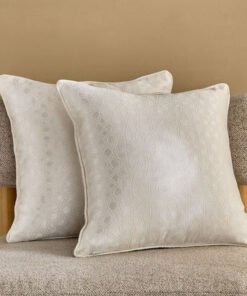 Layali Noor 2-Piece Jacquard Cushion Cover Set - 4...