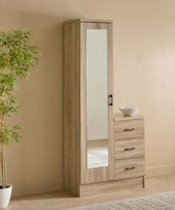 Oasis Clover 3-Drawer 1-Door Tall Dressing Unit wi...