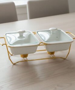 Noor Luxe Twin Food Warmer - 2.2 L