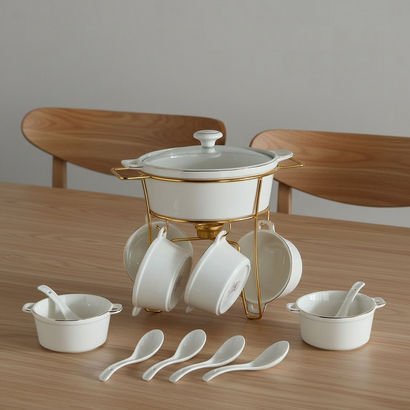 Noor Luxe 15-Piece Soup Set