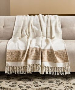 Layali Noor Chennile Throw - 130x170 cm
