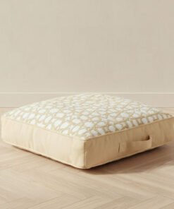 Layali Noor Cotton Jacquard Floor Cushion - 50x50x...