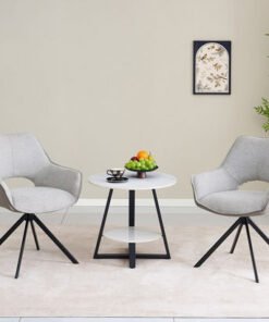 Movo Shelly 2-Seater Sintered Stone Tea Set