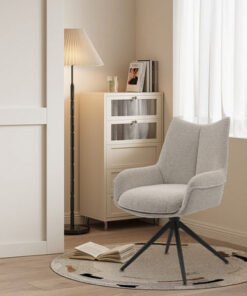 Majesty Fabric Swivel Dining Chair
