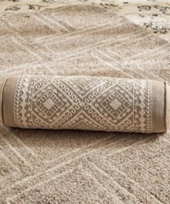 Mahrgan Desert Diamond Embroidered Medallion Bolst...