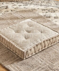 Mahrgan Desert Diamond Embroidered Medallion Floor...