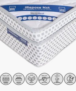 iSleepEase Repose Nxt Box Top Bonnell Spring Queen...