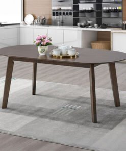 Movo Scandi Oval 6-Seater Dining Table