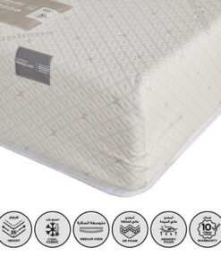 iSleepLuxe iCooltex Viscopedic HR Foam Memory Foam...