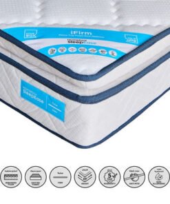 SleepEase iFirm Pillow Top Foam Extra Firm Single ...