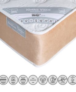 SleepLuxe iOrtho Visco Firm Rebonded Foam Single M...