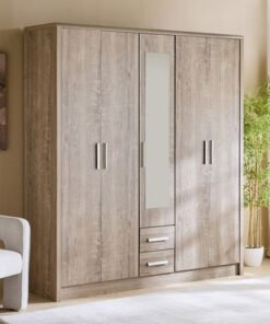 Curvy Nxt 5-Door Wardrobe with 2 Drawers