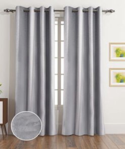Matrix Marble 2-Piece Jacquard Blackout Curtain Se...