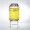 Neo Glass Dispenser with Metal Handle and Stand - ...