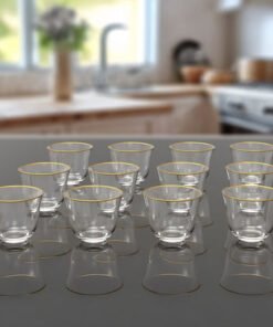 Neo 12-Piece Glass Kahwa Cup Set