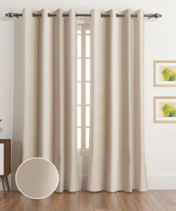UNI 4-Piece Blackout Extra Long Curtain Set - 140x...