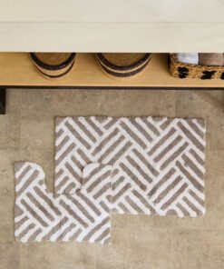 Milton Vive 2-Piece Cotton Bath Mat Set - 50x80+40...