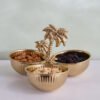 Sands & Palms Sahra Decorative Metal Condiment Dis...