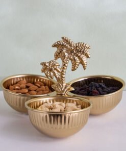 Sands & Palms Sahra Decorative Metal Condiment Dis...