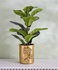Sands & Palms Sahra Metal Decorative Planter - 14x...