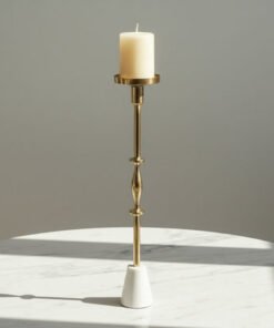 Casa Luxe Decorative Pillar Candleholder - 11x11x4...