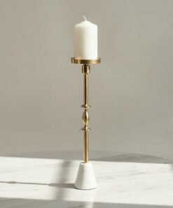 Casa Luxe Decorative Pillar Candleholder - 11x11x4...