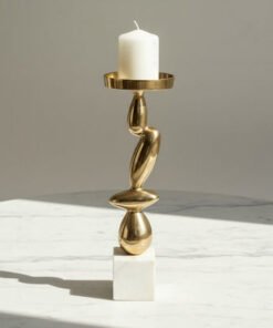 Casa Luxe Decorative Pillar Candleholder - 11x11x3...