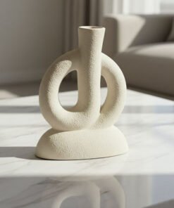 Umber Alora Decorative Vase - 17x8.3x23 cm