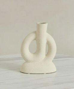 Umber Alora Decorative Vase - 14x7.3x18.5 cm
