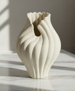 Umber Alora Decorative Vase - 18.5x18.5x26 cm