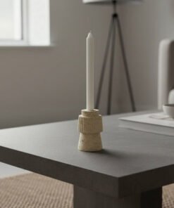 Fresco Vila Decorative Resin Taper Candleholder - ...