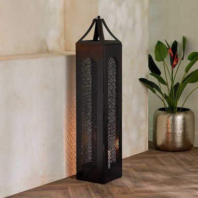Celestial Layali Noor Decorative Lantern - 20x20x1...