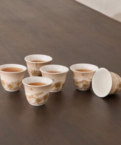 Sahra 6-Piece Kahwa Cup Set - 80 ml