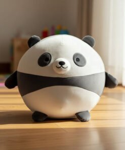 Centaur Round Panda Shaped Cushion - 34x29x26 cm