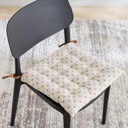 Payton Printed Floral Chair Pad - 40x40 cm