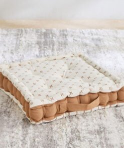 Payton Floral Print Floor Cushion - 40x40x9 cm