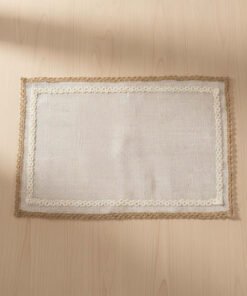 Terra Lace Jute Placemat - 30x45 cm