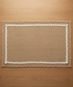 Terra Lace Jute Placemat - 30x45 cm