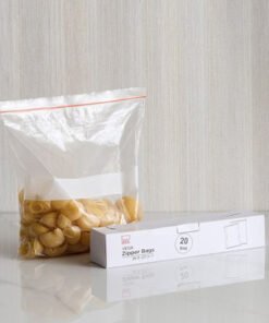 Vega 20-Piece Zipper Resealable Bag Set - 27x27 cm