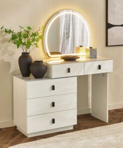 Marwell Vasto Smart Dresser with 5 Drawers and Mir...