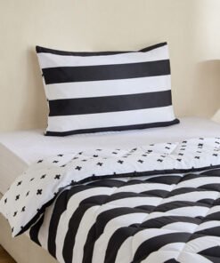 Madrid 2-Piece Scandi Print Microfiber Twin Revers...