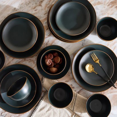 Elegenza Olivia 18-Piece Dinner Set - Serves 6