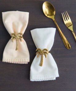 Sahara Oasis 4-Piece Napkin Set with Ring - 40x40 ...
