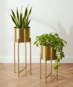 Vista Ace Premium Metal Planter Stand - Set of 2