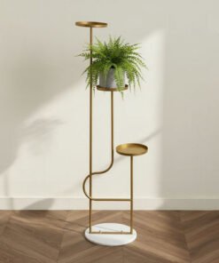 Vista-Ace 3-Tier Premium Metal Planter Stand with ...